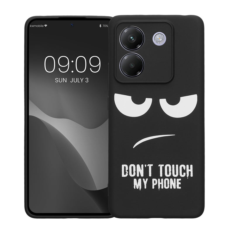 Xiaomi Poco M7 pro 5G Silicone Phone Case Don't Touch My Phone
