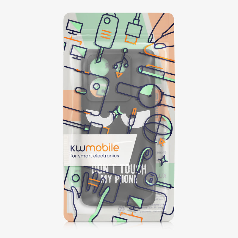 Xiaomi Poco M7 pro 5G Silicone Phone Case Don't Touch My Phone