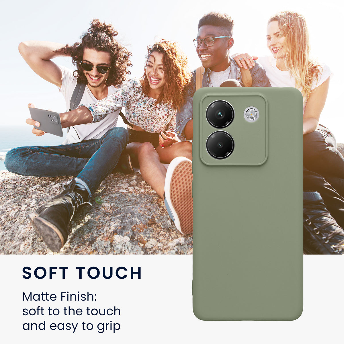 Xiaomi Poco M7 pro 5G Silicone Phone Case