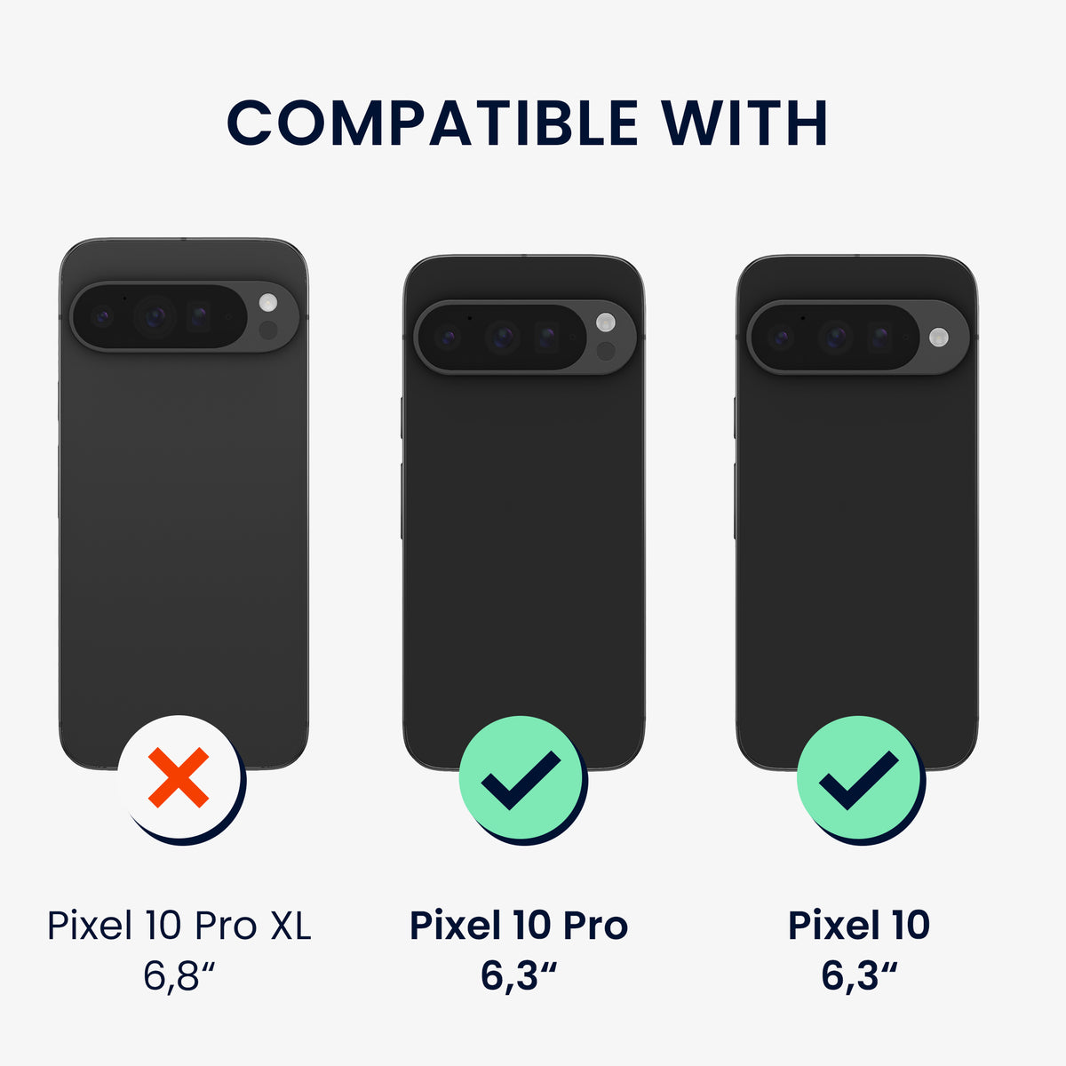 MagSafe Hard Case with TPU Bumper for Google Pixel 10 / Pixel 10 Pro