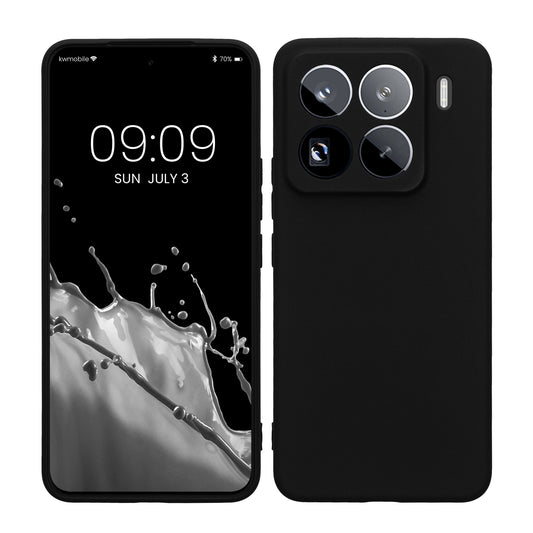 kwmobile Phone Case for Xiaomi 15 Pro - Soft Silicone Phone Case - Protective Cover