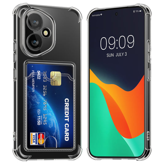 kwmobile Card Holder Case compatible with HONOR 400 - Phone Case with Card Slot - Soft Case - Protective Cover