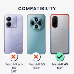 Xiaomi Poco M7 4G Silicone Phone Case Don't Touch My Phone
