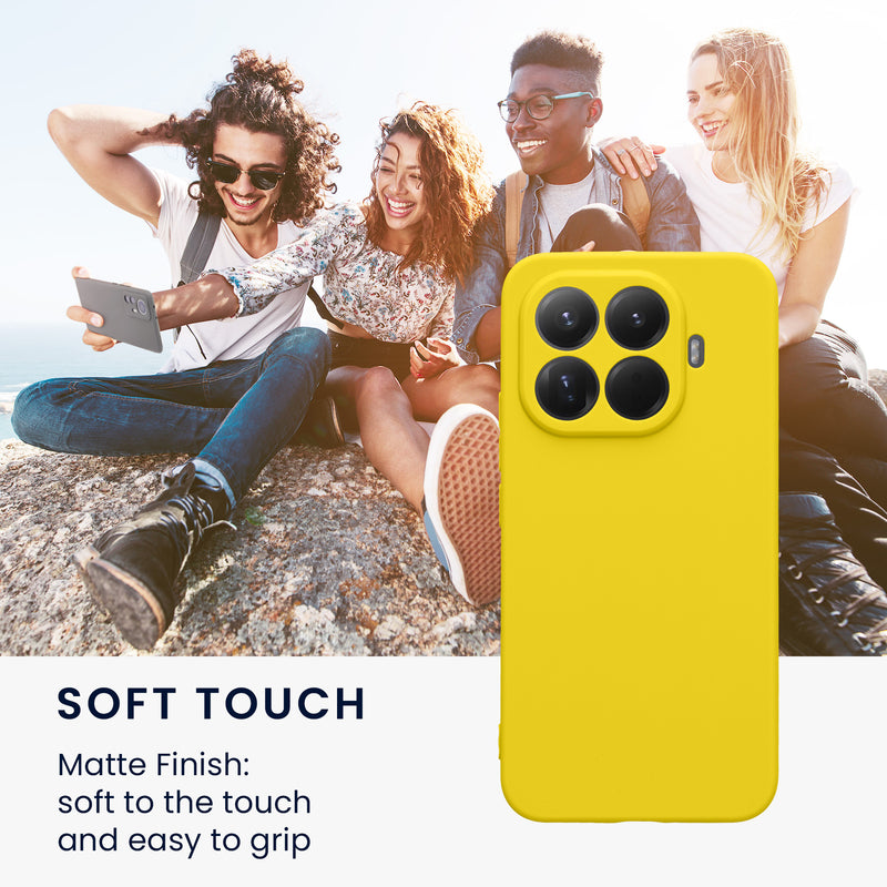 kwmobile Case for Xiaomi 15T Pro - Soft Silicone Phone Cover - Protective Case