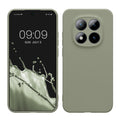 kwmobile Handyhülle für Xiaomi Redmi Note 15 Pro 5G Hülle - weiches Handy Silikon Case - Schutzhülle Cover - Graugrün Graugrün  