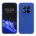 kwmobile Handyhülle für Xiaomi Redmi Note 15 Pro+ 5G / Poco M8 Pro 5G Hülle - weiches Handy Silikon Case - Schutzhülle Cover - Baltik Blau Baltik Blau  