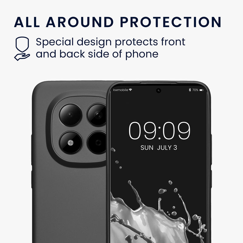 kwmobile Phone Case for Xiaomi Redmi Note 15 Pro+ 5G / Poco M8 Pro 5G - Soft Silicone Case - Protective Cover