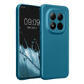 kwmobile Handyhülle für Xiaomi Redmi Note 15 Pro+ 5G / Poco M8 Pro 5G Hülle - weiche Silikon Case metallisch schimmernd - Schutzhülle Cover - Metallic Karibikblau Metallic Karibikblau  