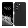 kwmobile Handyhülle für Xiaomi Redmi 15 5G Hülle - weiches Handy Silikon Case - Schutzhülle Cover - Schwarz matt Schwarz matt  