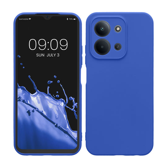 kwmobile Handyhülle für Xiaomi Redmi 15C 5G Hülle - weiches Handy Silikon Case - Schutzhülle Cover - Baltik Blau Baltik Blau  
