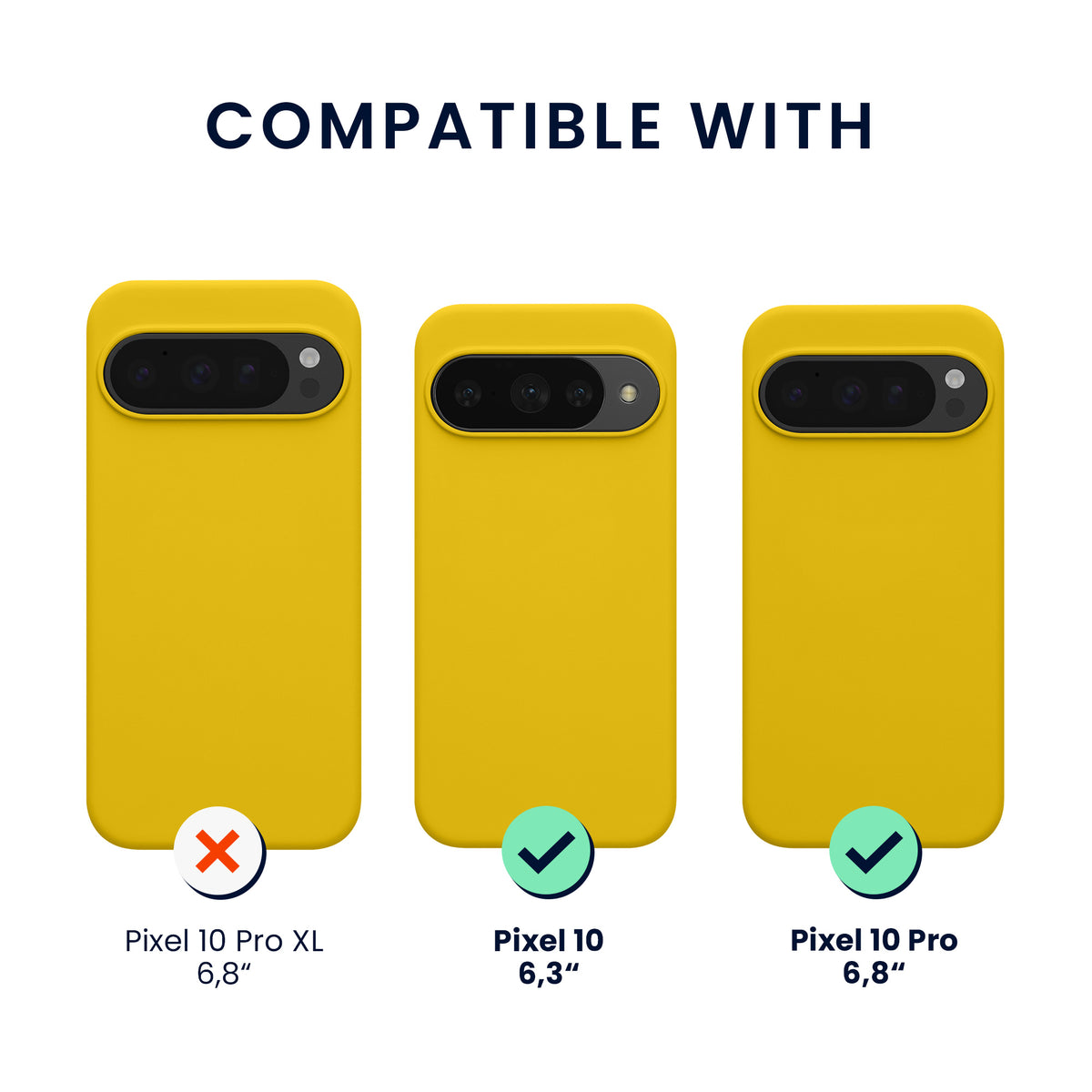 Google Pixel 10 / Pixel 10 Pro Silikon Handyhülle KWM0000215O002C