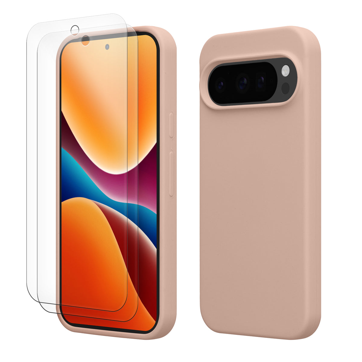 Google Pixel 9 / Pixel 9 Pro Silikon Handyhülle KWM0000215P003C
