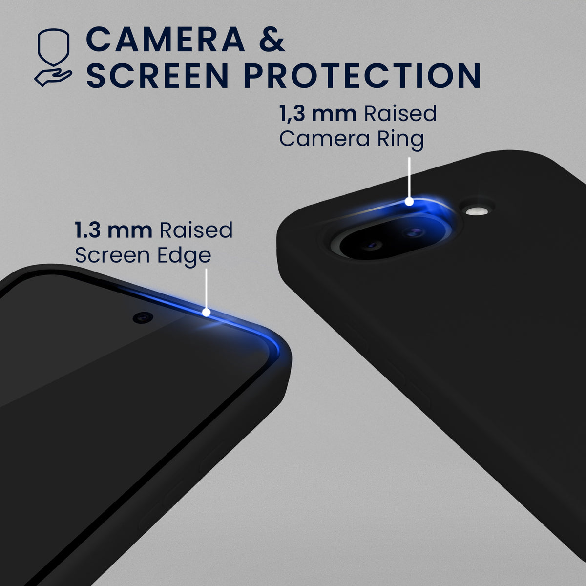 Google Pixel 10a Silikon Handyhülle + 2x Schutzglas KWM0000215S001C