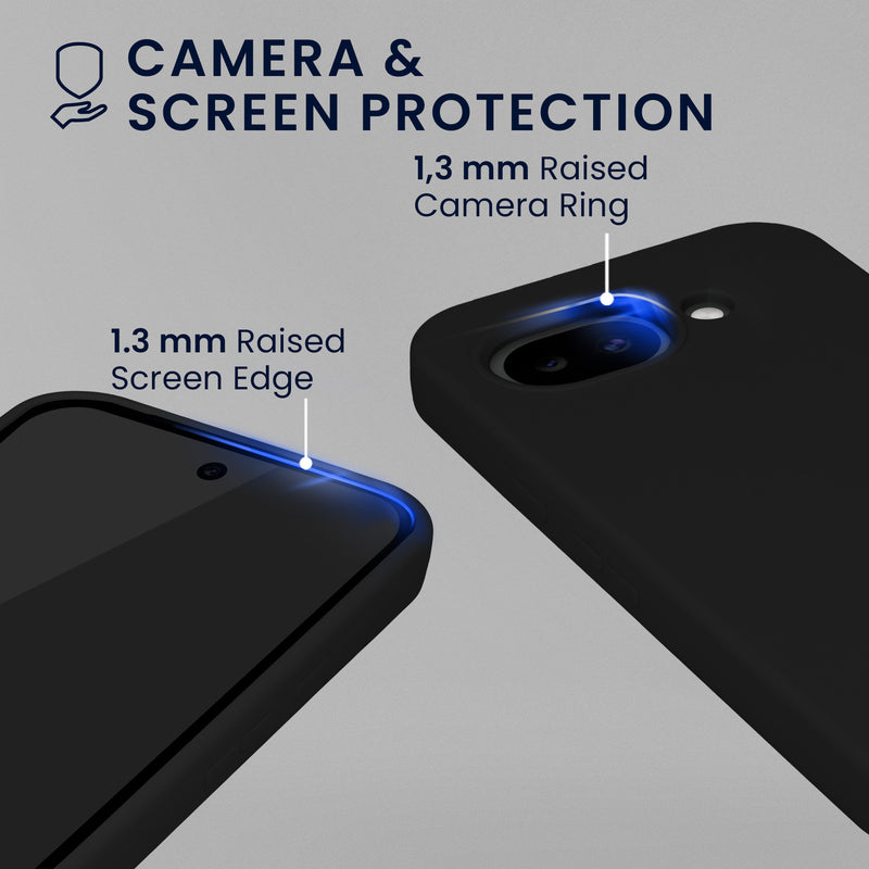Google Pixel 10a Silikon Handyhülle + 2x Schutzglas KWM0000215S001C