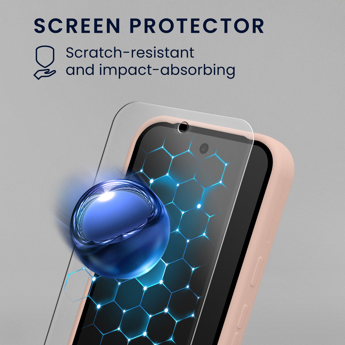 Google Pixel 10a Silikon Handyhülle + 2x Schutzglas KWM0000215S003C