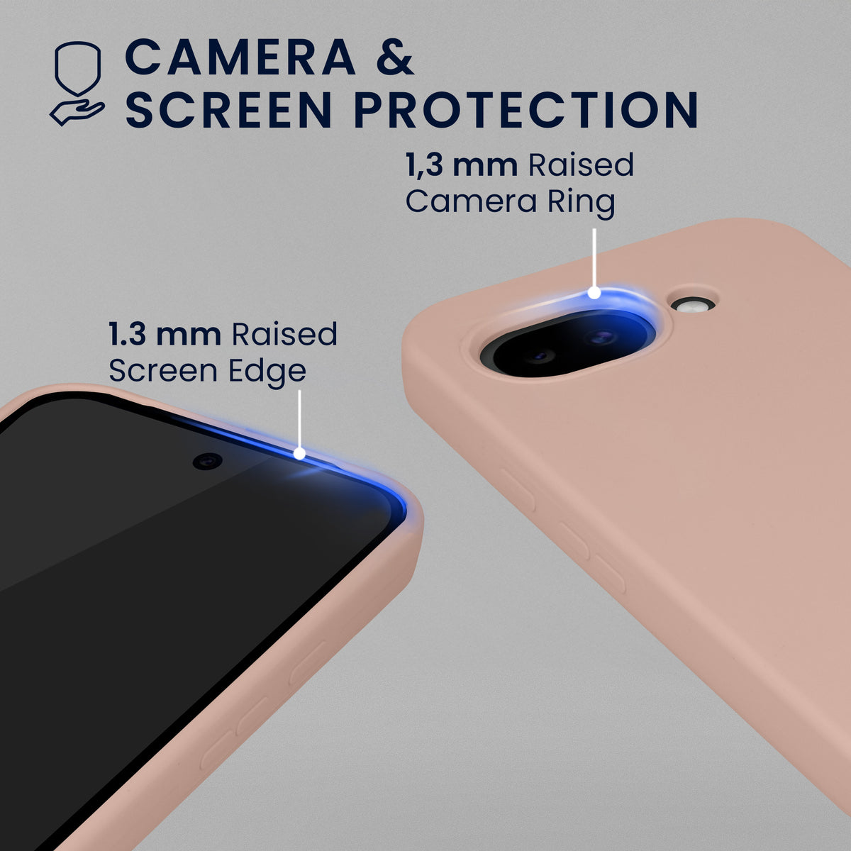 Google Pixel 10a Silikon Handyhülle + 2x Schutzglas KWM0000215S003C