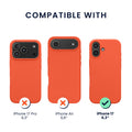kwmobile Hülle iPhone 17 Leuchtende Koralle