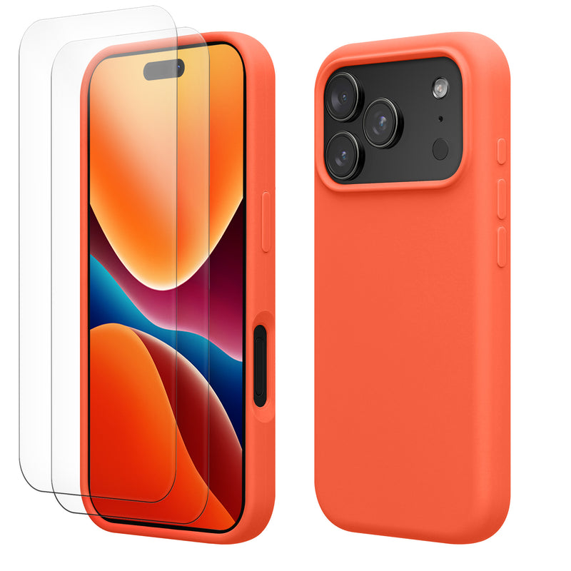 kwmobile Hülle iPhone 17 Pro Leuchtende Koralle