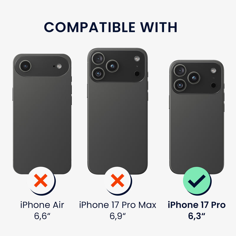 kwmobile Hülle iPhone 17 Pro Leuchtende Koralle