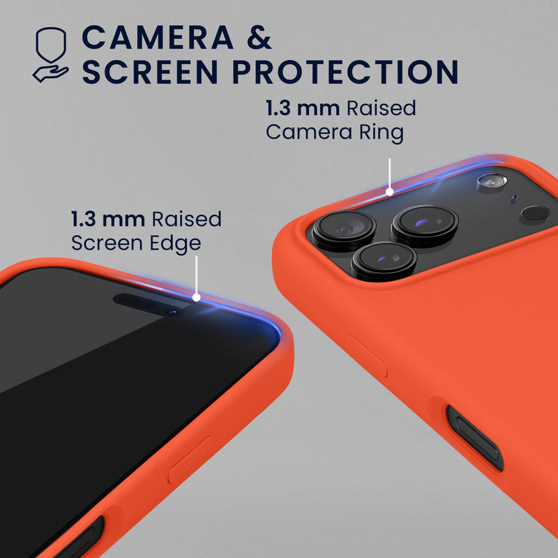 kwmobile Hülle iPhone 17 Pro Leuchtende Koralle