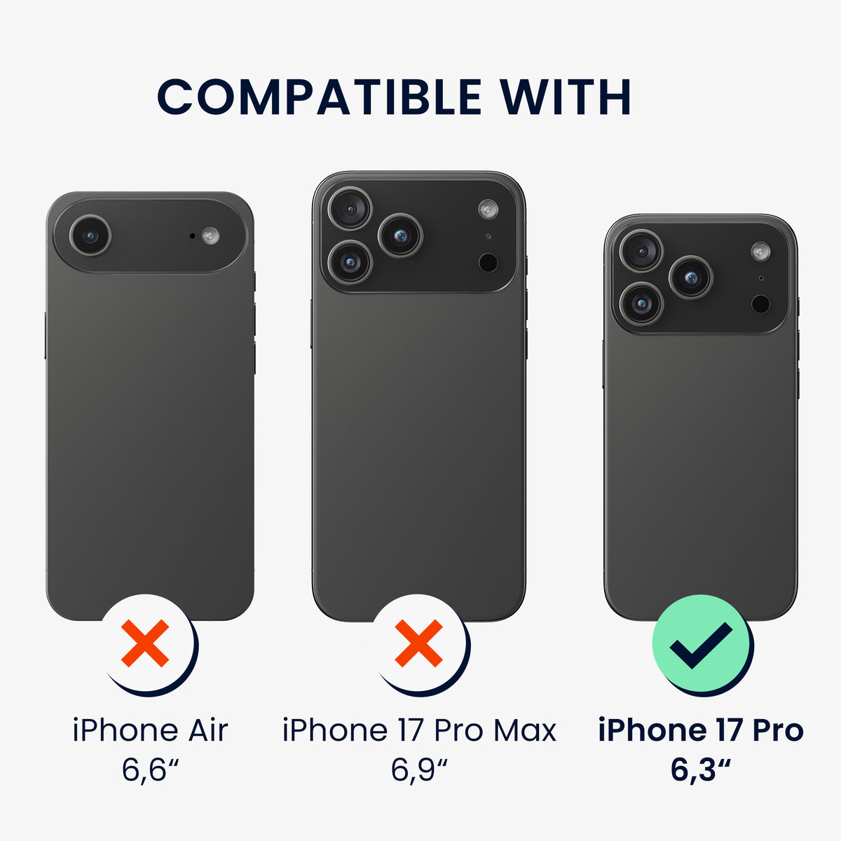kwmobile Hülle iPhone 17 Pro Baltik Blau