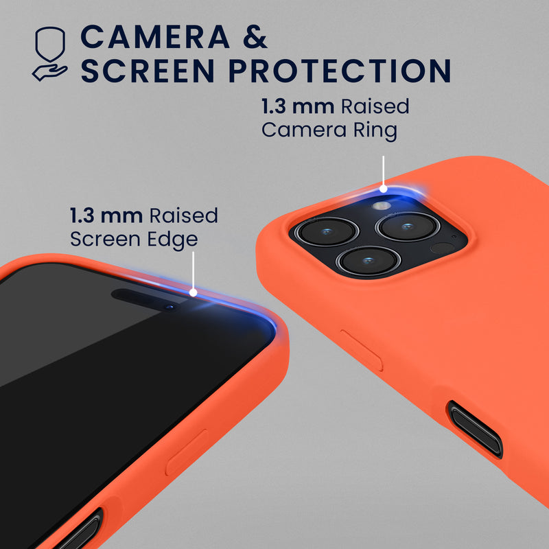 kwmobile Hülle iPhone 16 Pro Leuchtende Koralle