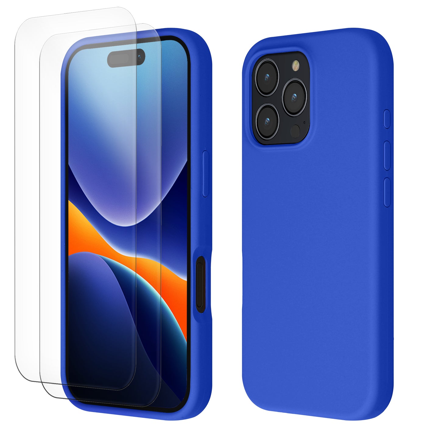 kwmobile Hülle iPhone 16 Pro Baltik Blau