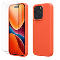 kwmobile Hülle iPhone 15 Pro Leuchtende Koralle