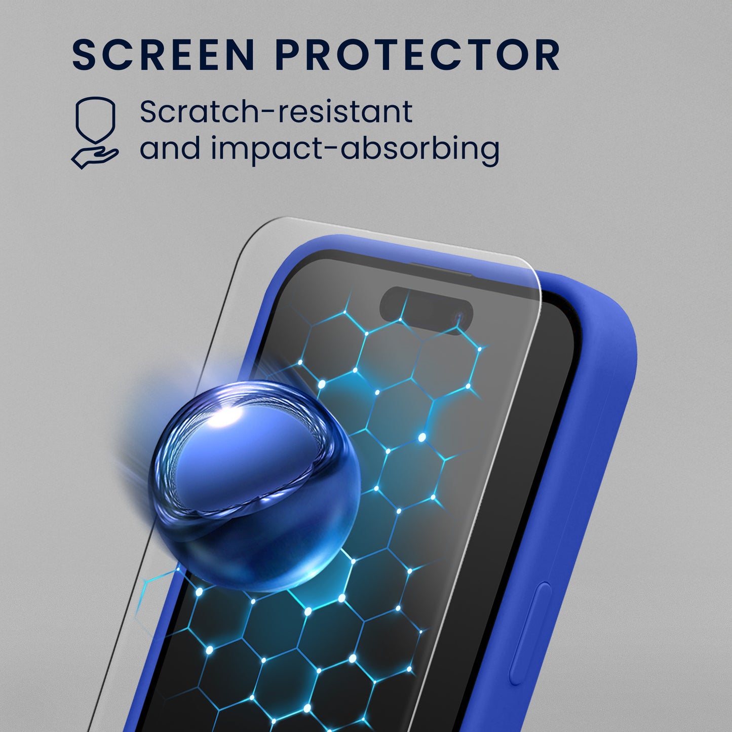 kwmobile Hülle iPhone 15 Pro Baltik Blau