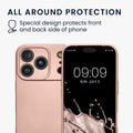 iPhone 18 Pro / iPhone 17 Pro Silikon Handyhülle metallisch KWM0000216E001C