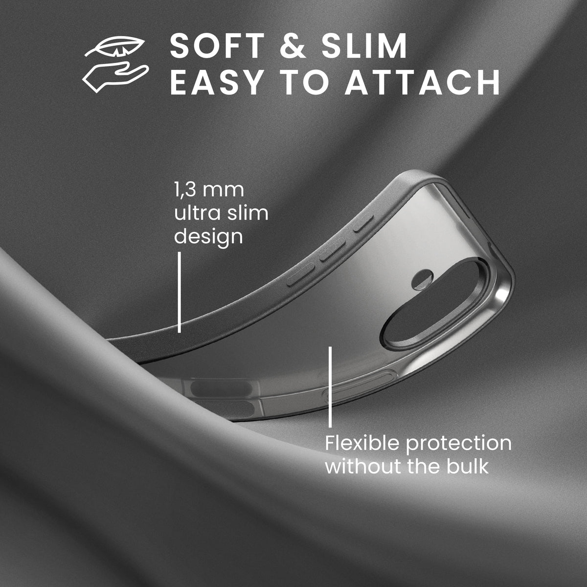 iPhone 17 Silikon Handyhülle metallisch KWM0000216F003C