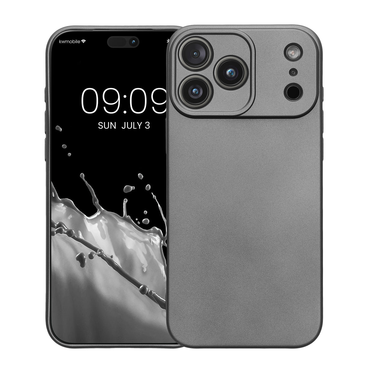 iPhone 18 Pro Max / iPhone 17 Pro Max Silikon Handyhülle metallisch KWM0000216G003C