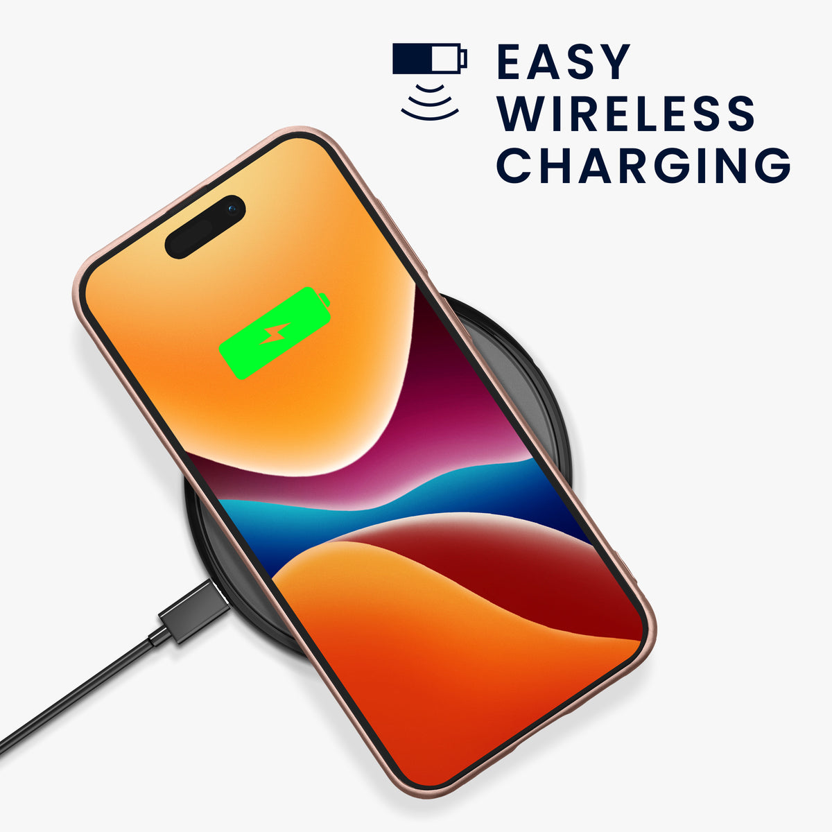 iPhone 16 Pro Max Silikon Handyhülle metallisch KWM0000216K001C