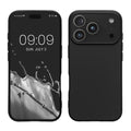 iPhone 18 Pro / iPhone 17 Pro Silikon Handyhülle Schwarz matt