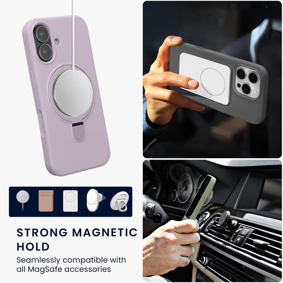 iPhone 17 Handyhülle mit MagSafe mit Ständer KWM0000216R002C