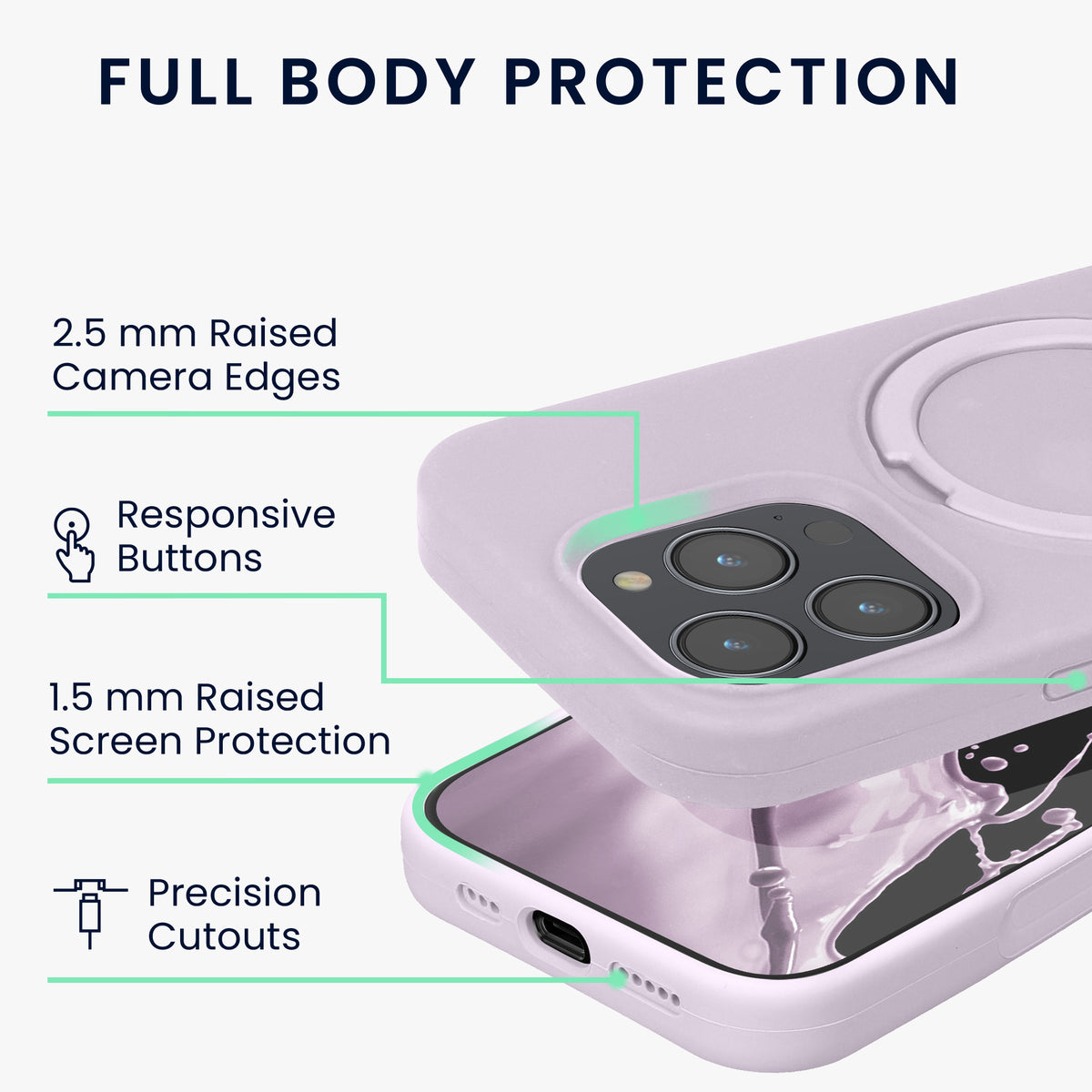 iPhone 16 Pro Handyhülle mit MagSafe mit Ständer KWM0000216Z002C