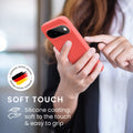 kwmobile Handyhülle für Google Pixel 11 Pro XL Hülle - Case Silikon - Kabelloses Laden - Schutzhülle Cover in Neon Koralle