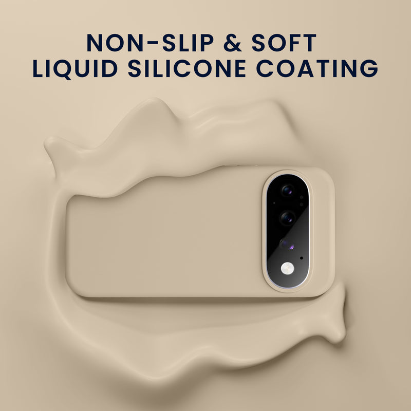 kwmobile Hülle kompatibel mit Google Pixel 11 / Pixel 11 Pro Hülle - magnetisches Silikon Case kompatibel mit MagSafe - Cover gummiert Creme matt Creme matt