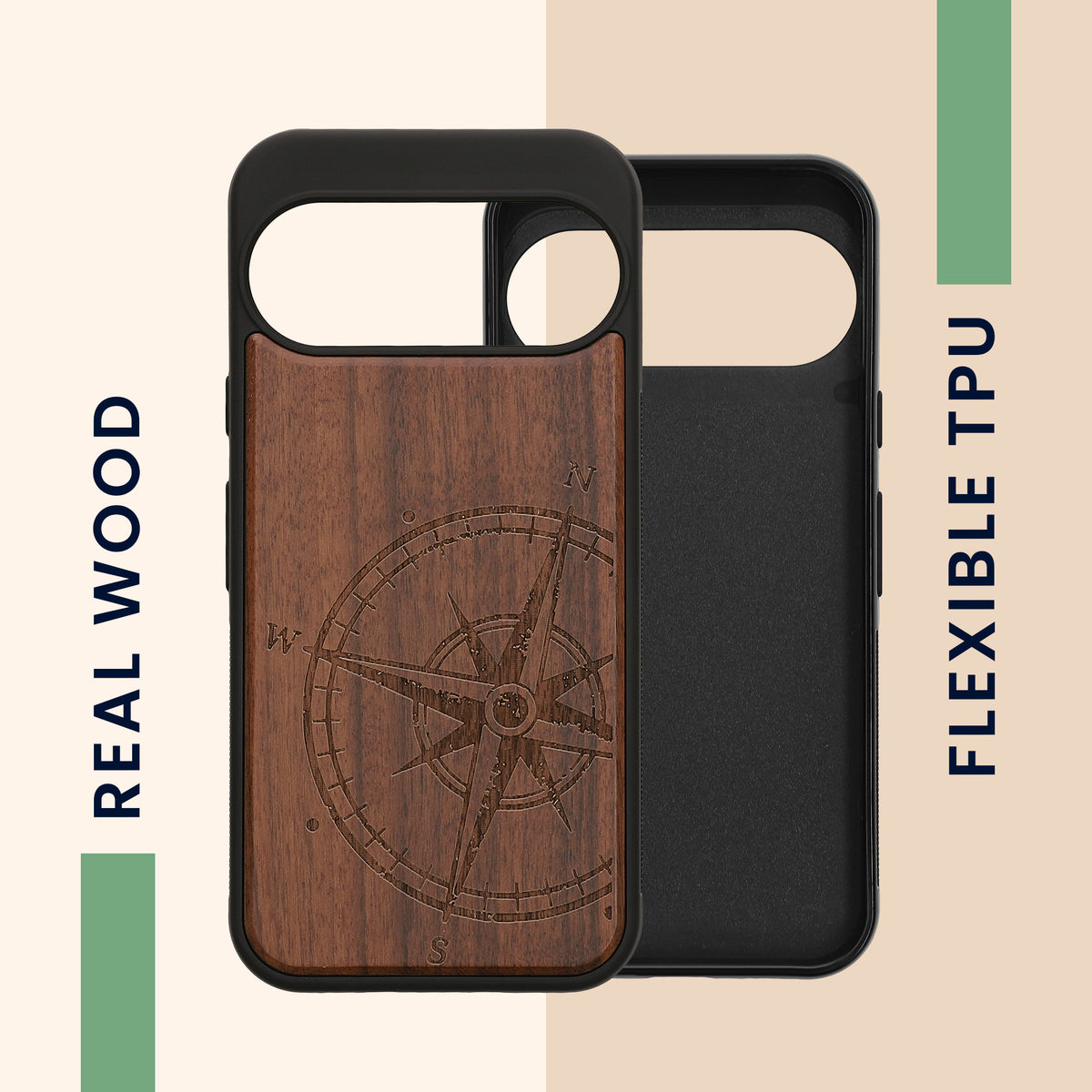 Google Pixel 11 Holz Handyhülle mit Gravur KWM0000218B001C