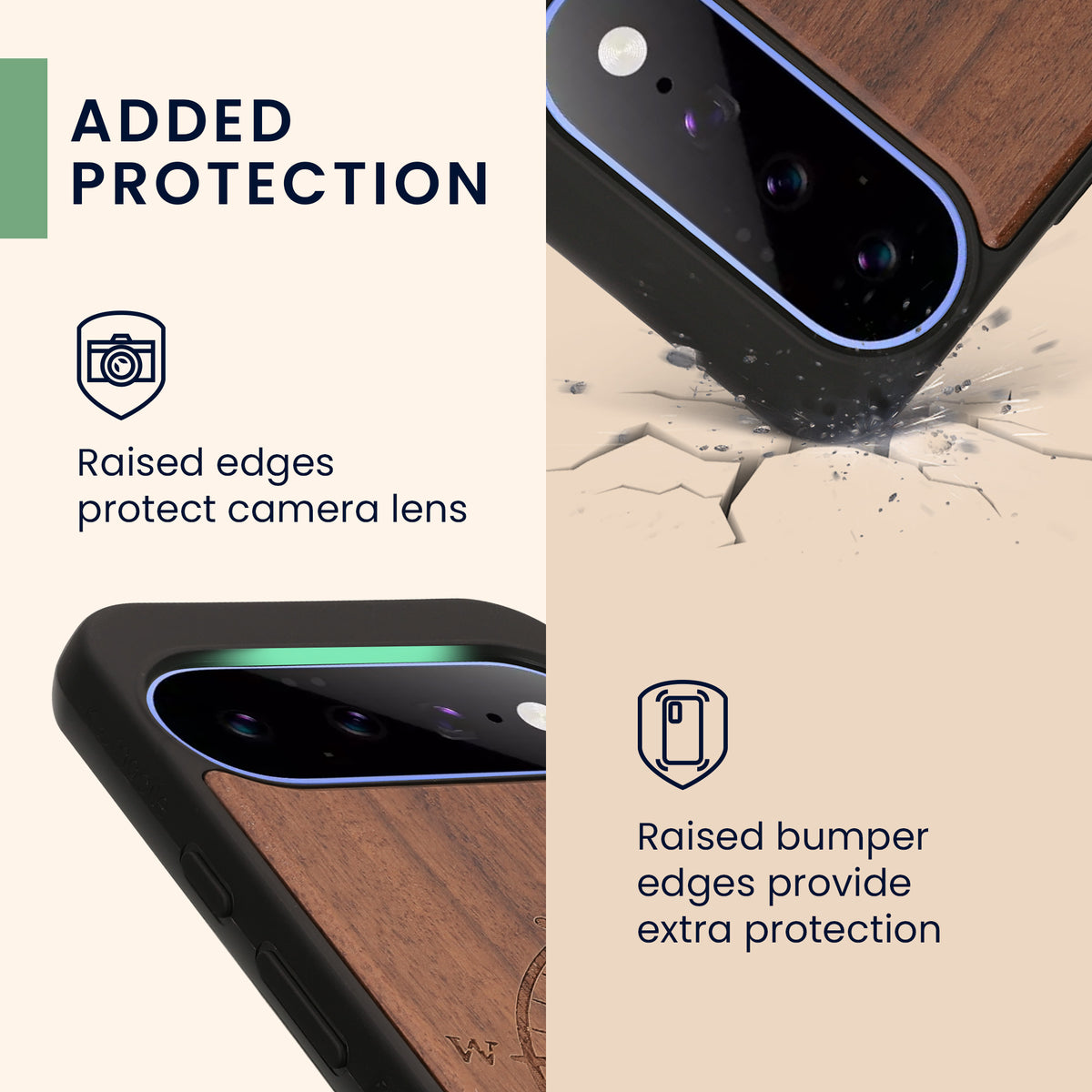 Google Pixel 11 Holz Handyhülle mit Gravur KWM0000218B001C