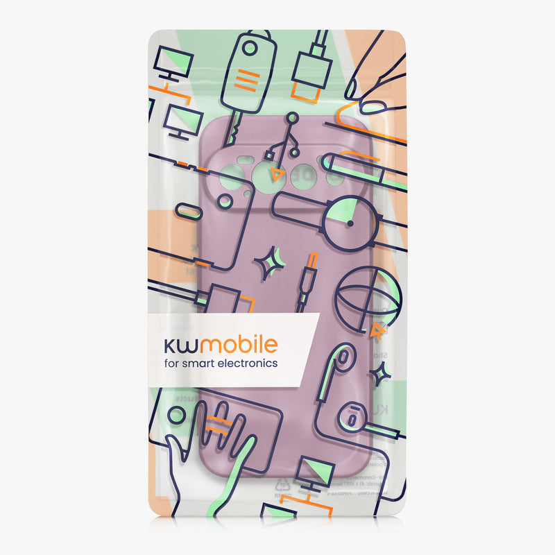 kwmobile Handyhülle für Google Pixel 11 Pro Hülle - weiche Silikon Case metallisch schimmernd - Schutzhülle Cover