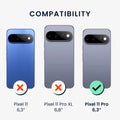 kwmobile Holzhülle Pixel 11 Pro Dunkelbraun