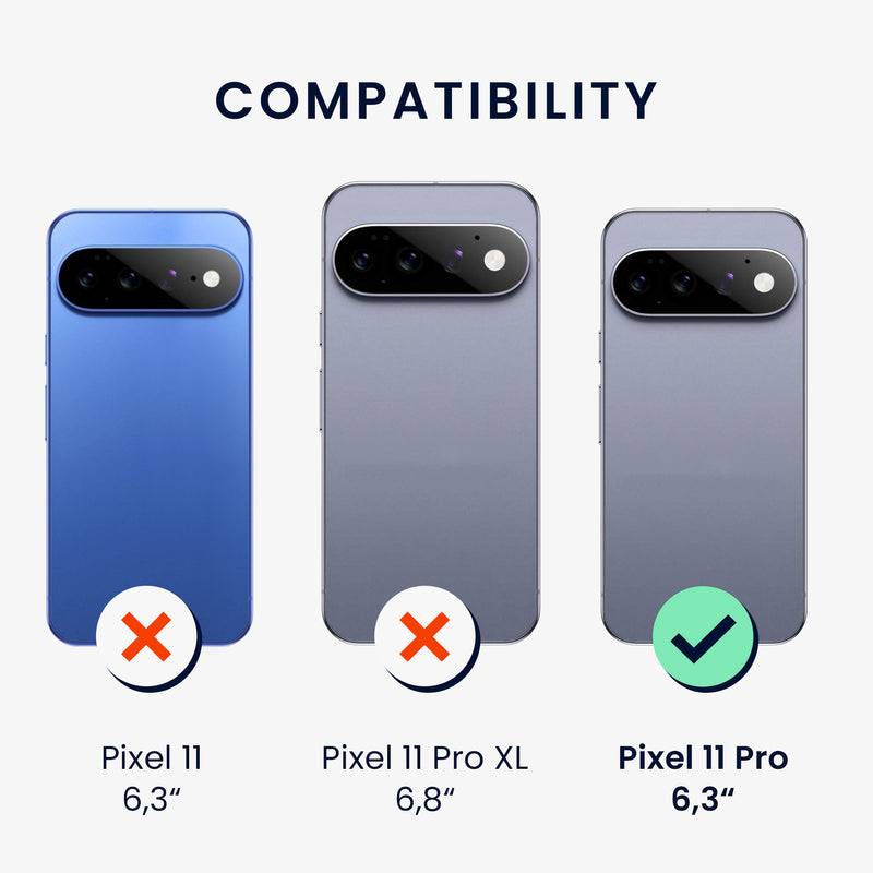 kwmobile Holzhülle Pixel 11 Pro Dunkelbraun