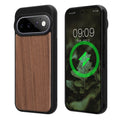 kwmobile Echtholz Hülle Pixel 11 Pro MagSafe Dunkelbraun