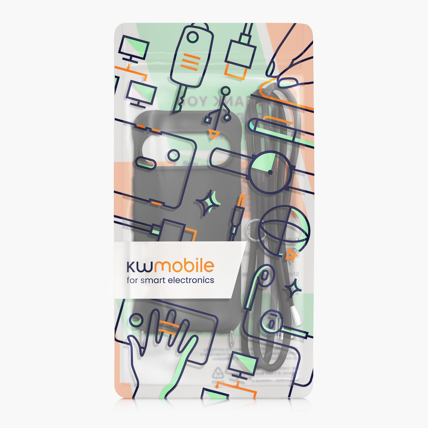 kwmobile Necklace Case Pixel 11 Pro Schwarz