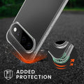 kwmobile Necklace Case kompatibel mit Google Pixel 11 Pro Hülle - Silikon Cover mit Handykette - Band Handyhülle Transparent Schwarz Transparent  [dsg01]