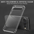 kwmobile Hülle kompatibel mit Google Pixel 11 Pro Case - Handyhülle mit 2x Glas Schutz Folie - TPU Cover Handyhülle in Transparent Transparent