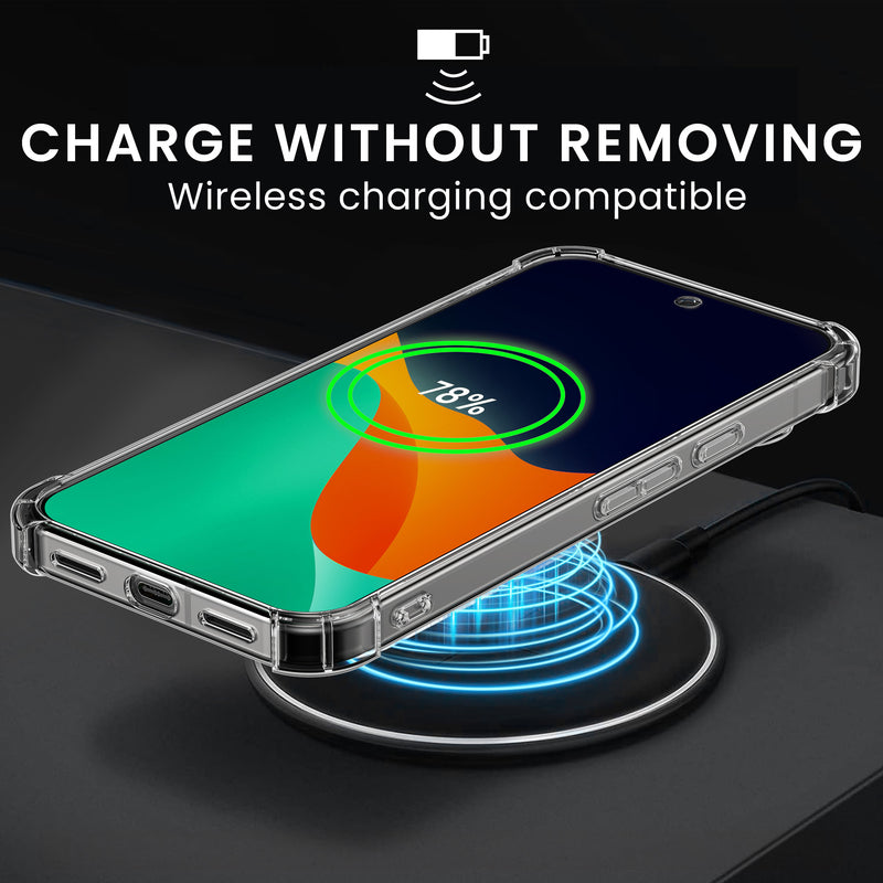 kwmobile Hülle kompatibel mit Google Pixel 11 Pro Case - Handyhülle mit 2x Glas Schutz Folie - TPU Cover Handyhülle in Transparent Transparent