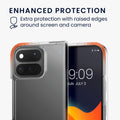 kwmobile Hülle kompatibel mit Google Pixel 11 Pro Fold Case - Faltbare Handyhülle mit Rahmen - Robustes Cover in Transparent Transparent
