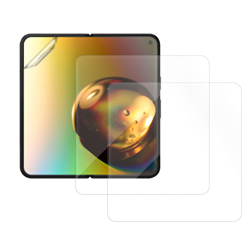 kwmobile 3x Displayschutzfolie kompatibel mit Google Pixel 11 Pro Fold Folie - klare Schutzfolien Set in transparent Transparent
